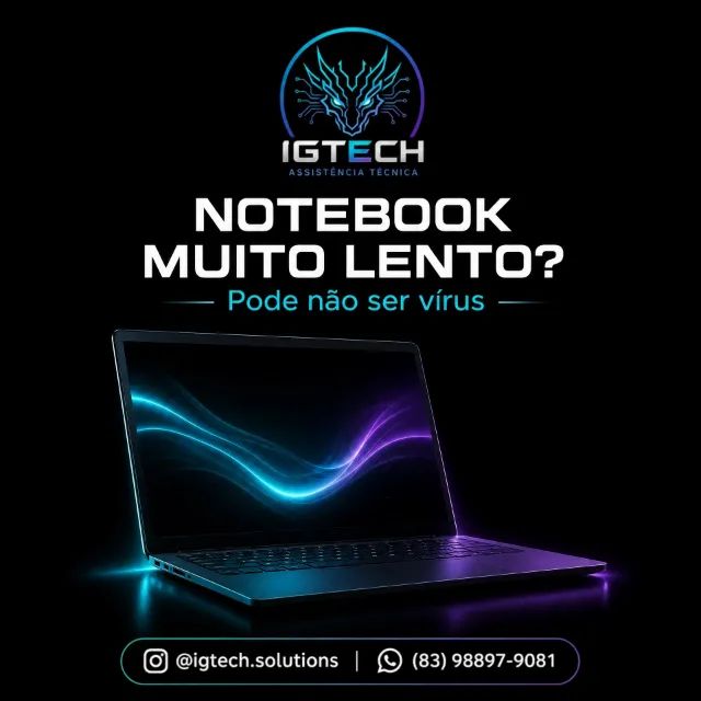Assistência Técnica Notebook e PC | Formatação | SSD | Limpeza - Foto 2