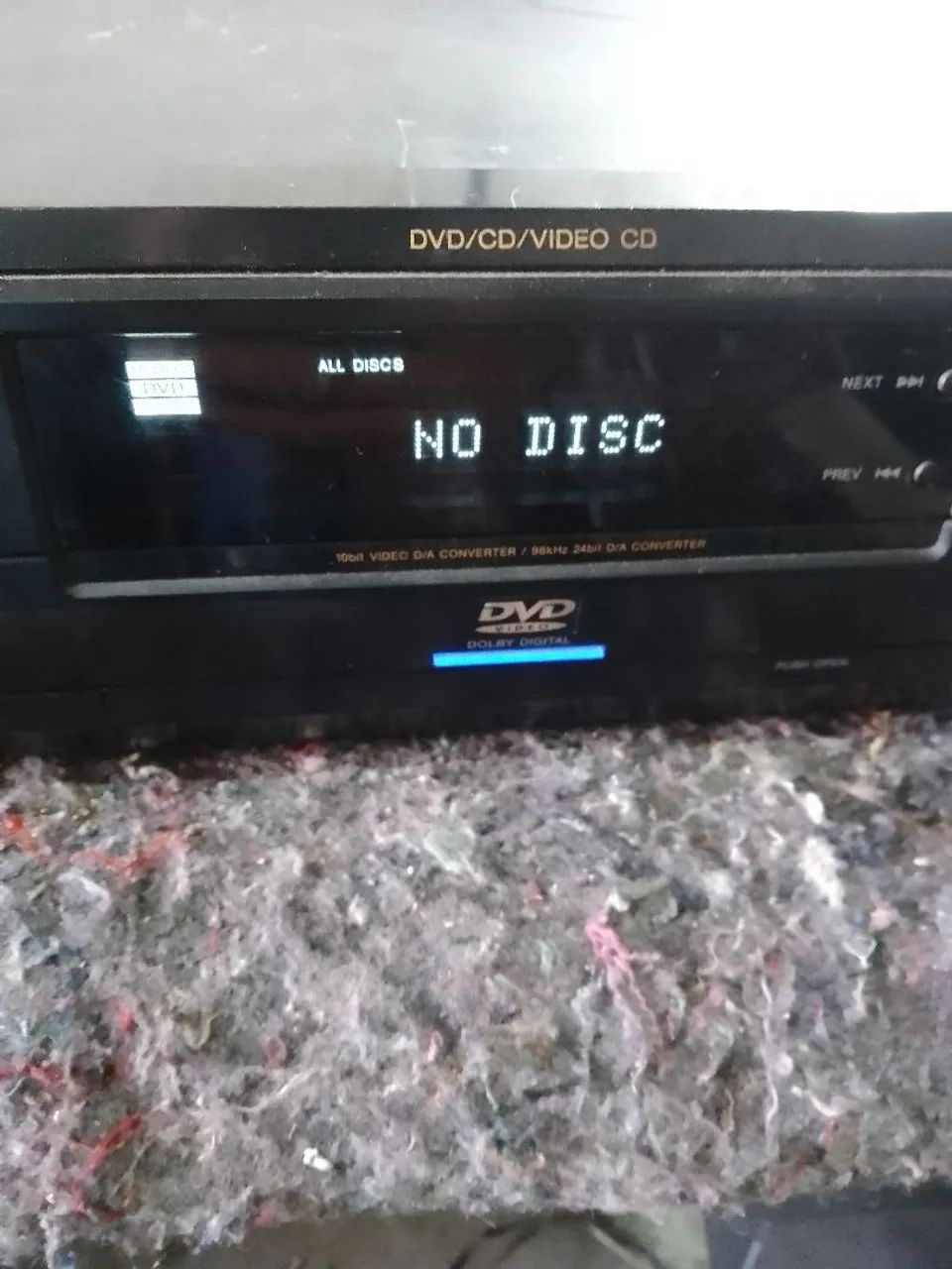 Sony dvd dvp-c650d com defeito - Foto 3