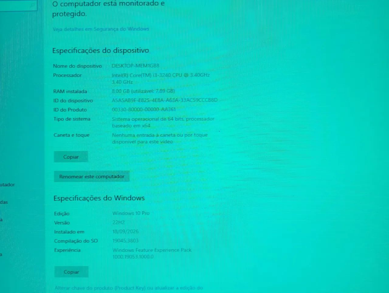 PC I3 8GB+SSD - Foto 4