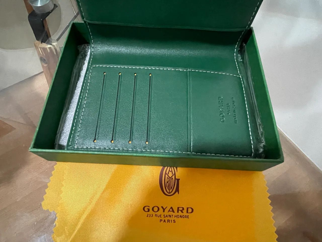Carteira passaporte Goyard - NOVA  - Foto 4