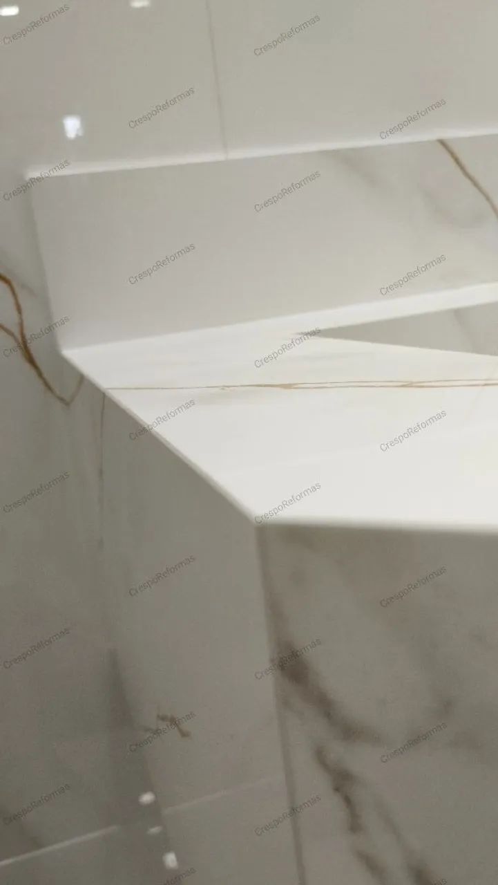 Crespo Reformas - Pia de porcelanato fino acabamento  - Foto 2