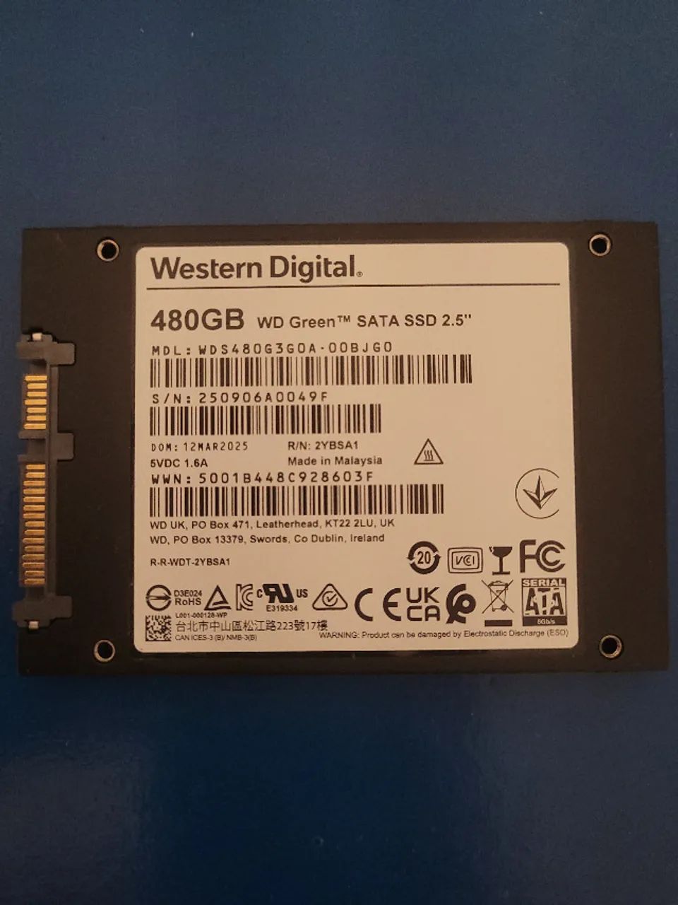 SSD WD Green 480GB + Crystal Disk - Foto 3
