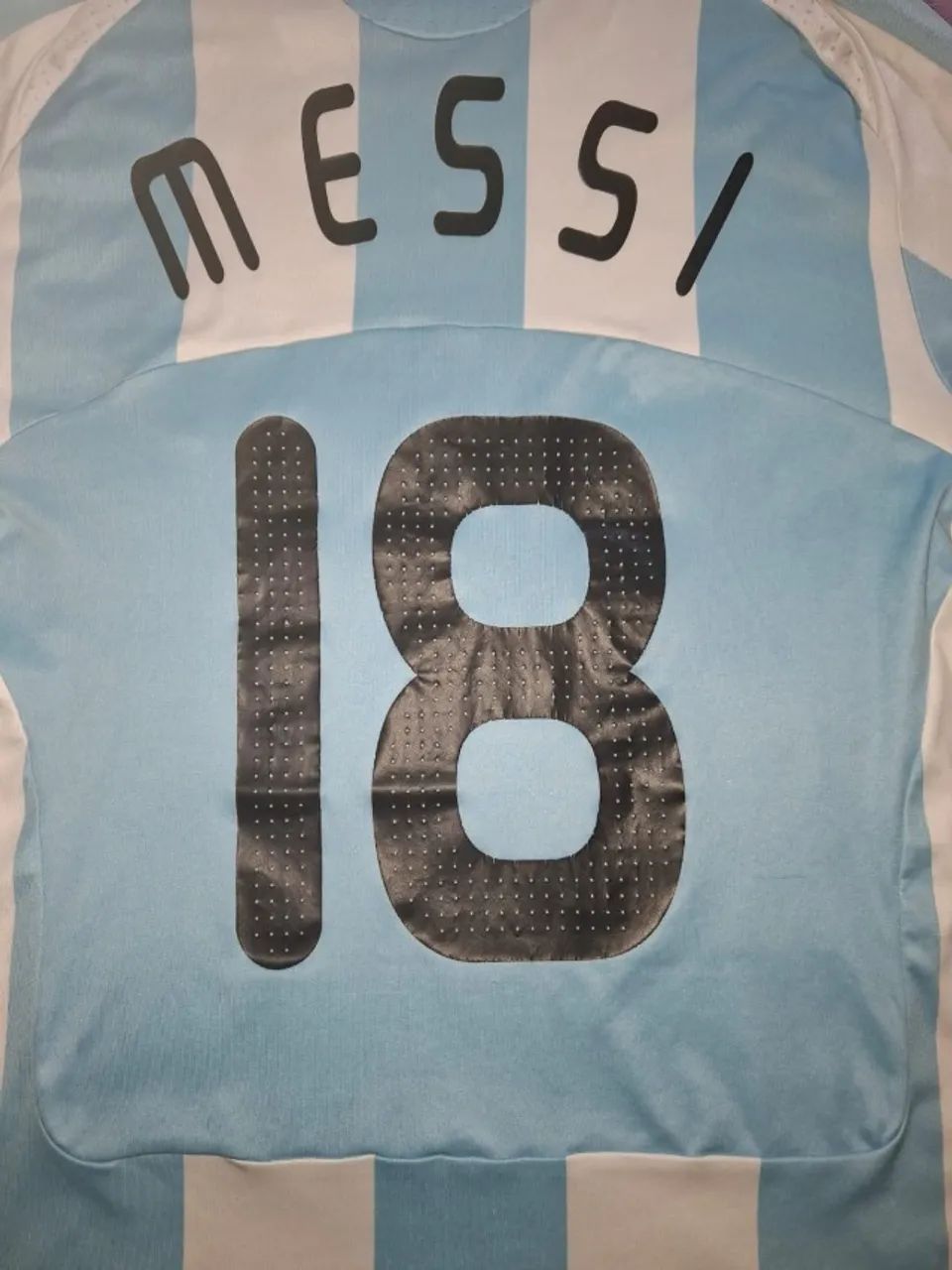 Camisa Argentina 2008 #18 Messi - G - Foto 5