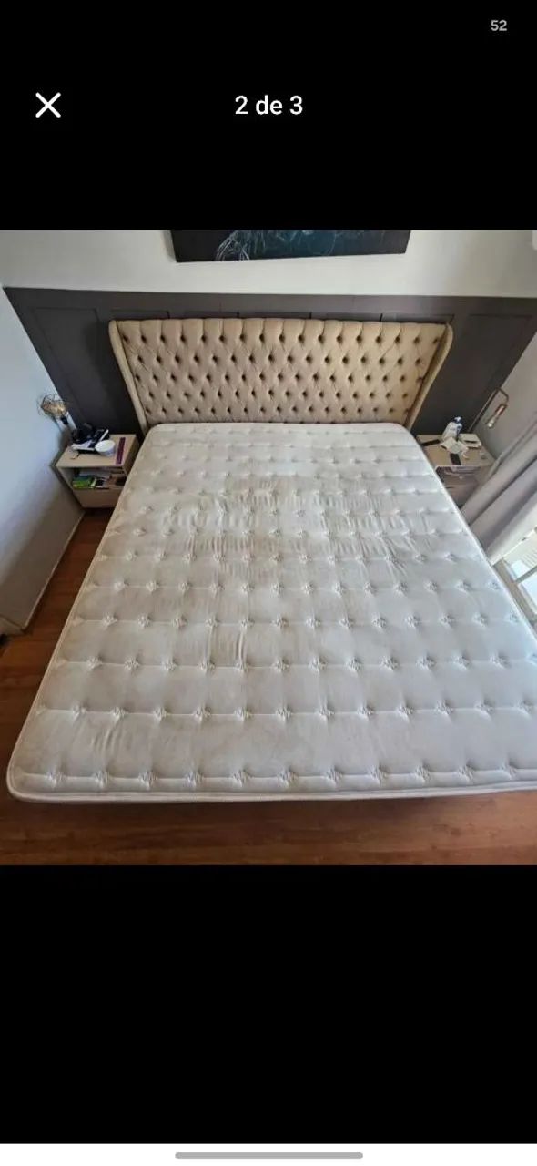 Cama King + Base + Cabeceira  - Foto 2