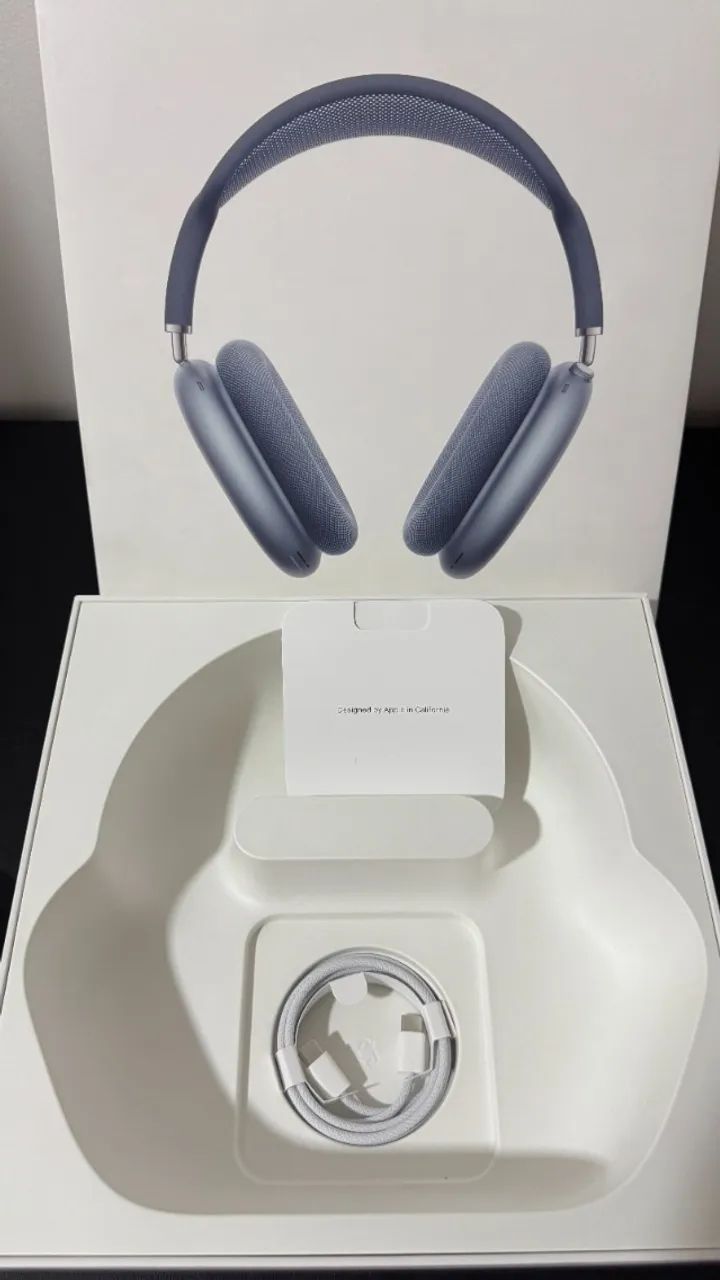 Airpods Max Azul - USB C - Fones de Ouvido - Barro Duro, Maceió