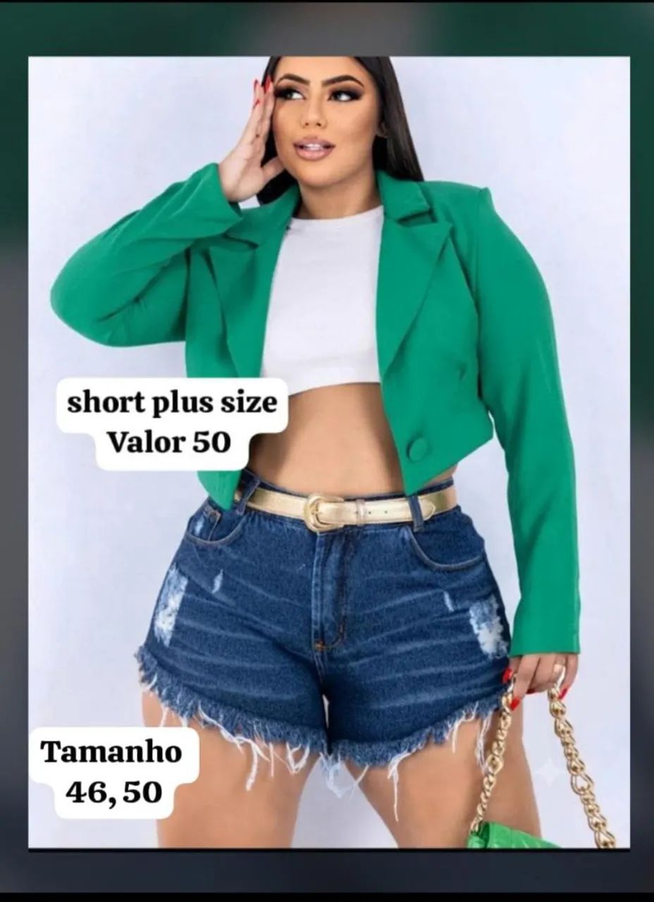 Short jeans plus 