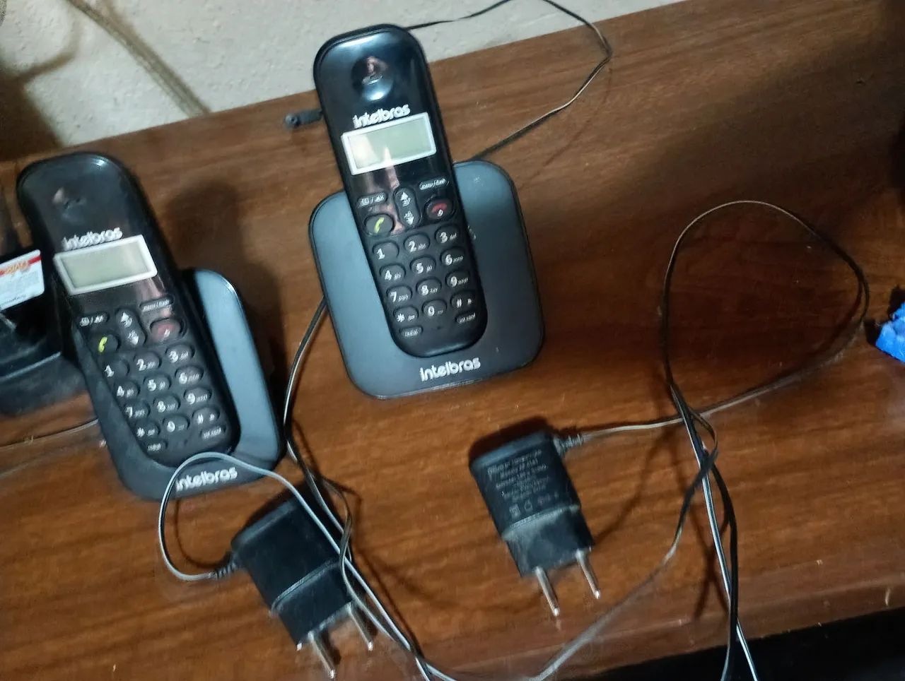 2 Telefones sem fio Intel bras Com Ramal
