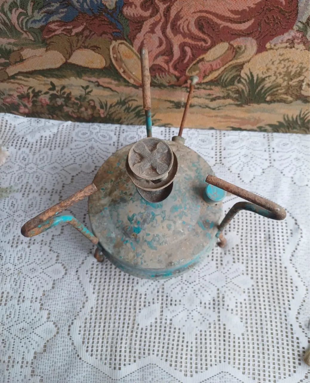 Fogareiro antigo grande no estado  - Foto 2