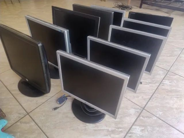 Lote de 10 Monitores várias marcas e polegadas atacado (Recondicionado) - Foto 4