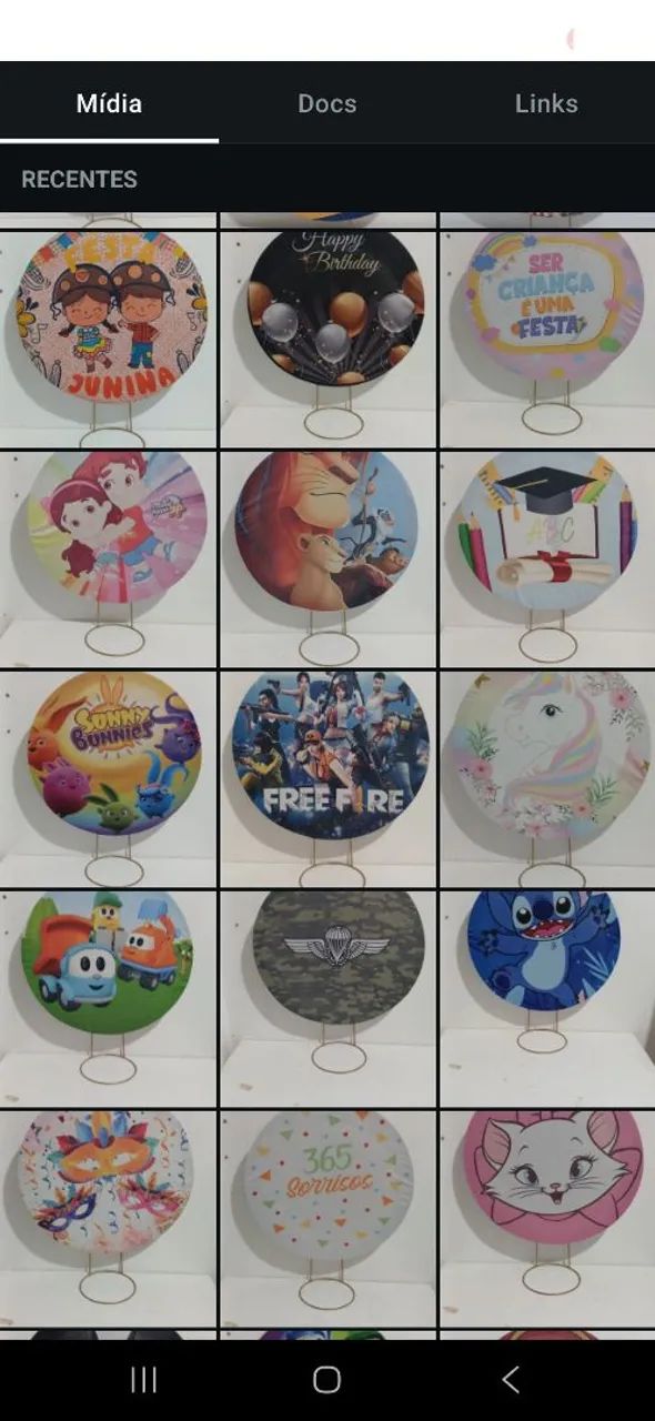 Desapego painel 50cm tecido - Foto 2