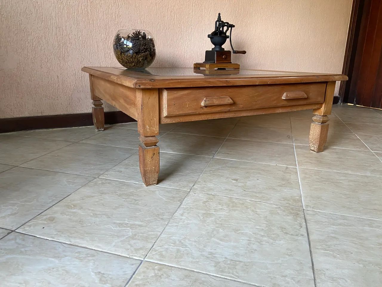 Mesa de centro - madeira maciça - Foto 4