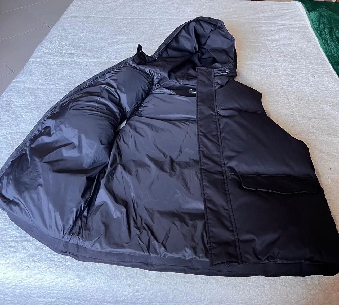 Colete Zara, original, preto, com capuz - Foto 4