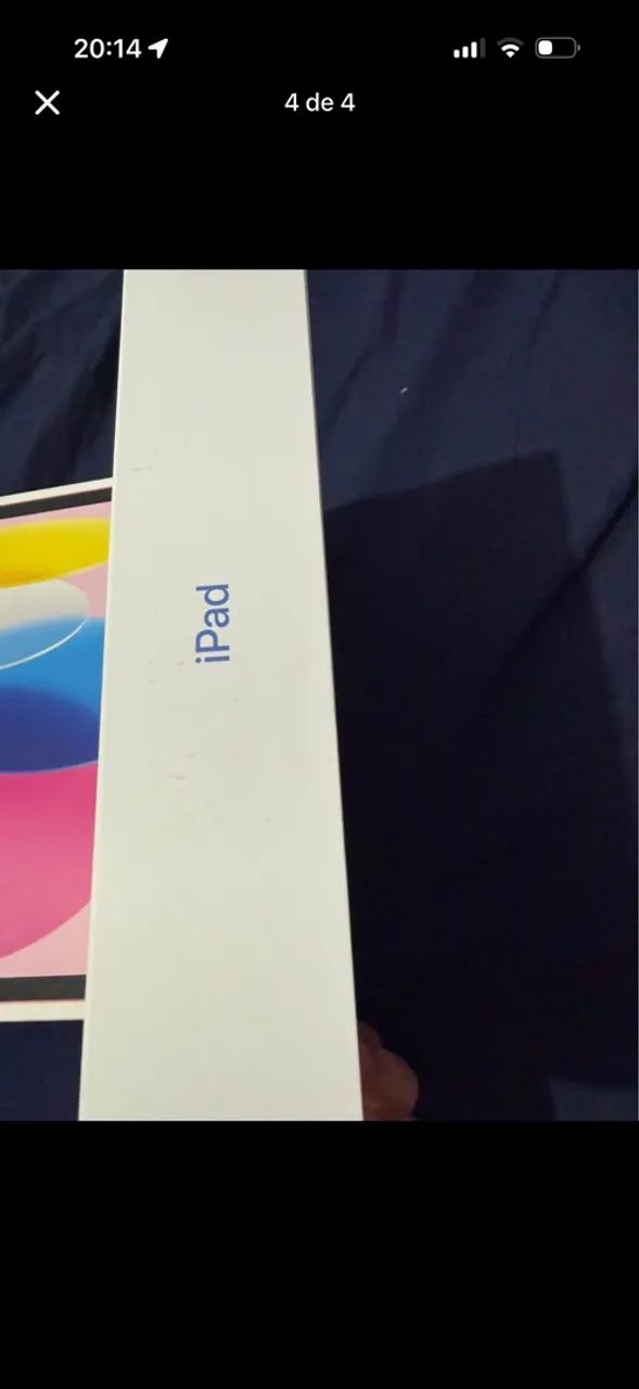 iPad novinho, azul, 128gb, caixa completa. - Foto 3