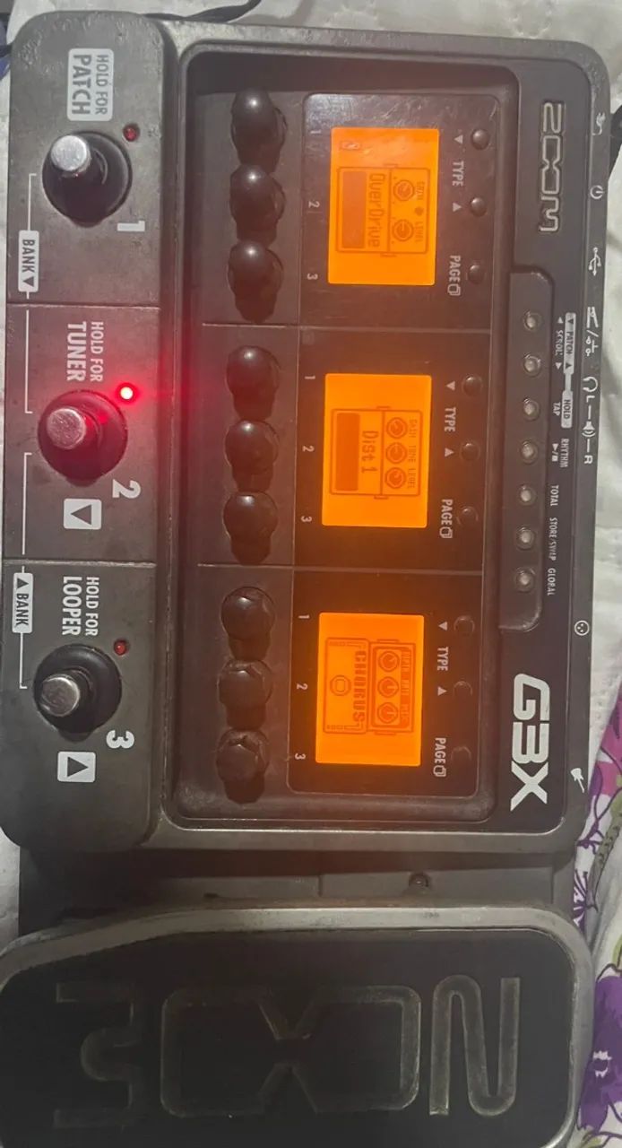 Pedaleira zoom g3x valor negociável - Instrumentos musicais