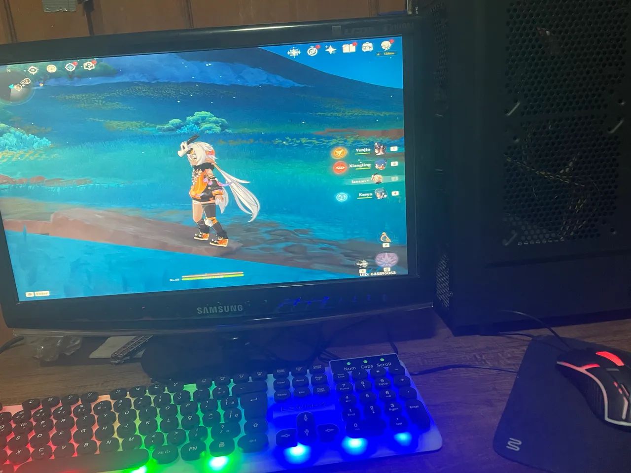 PC gamer, teclado, mouse, monitor e etx - Foto 2