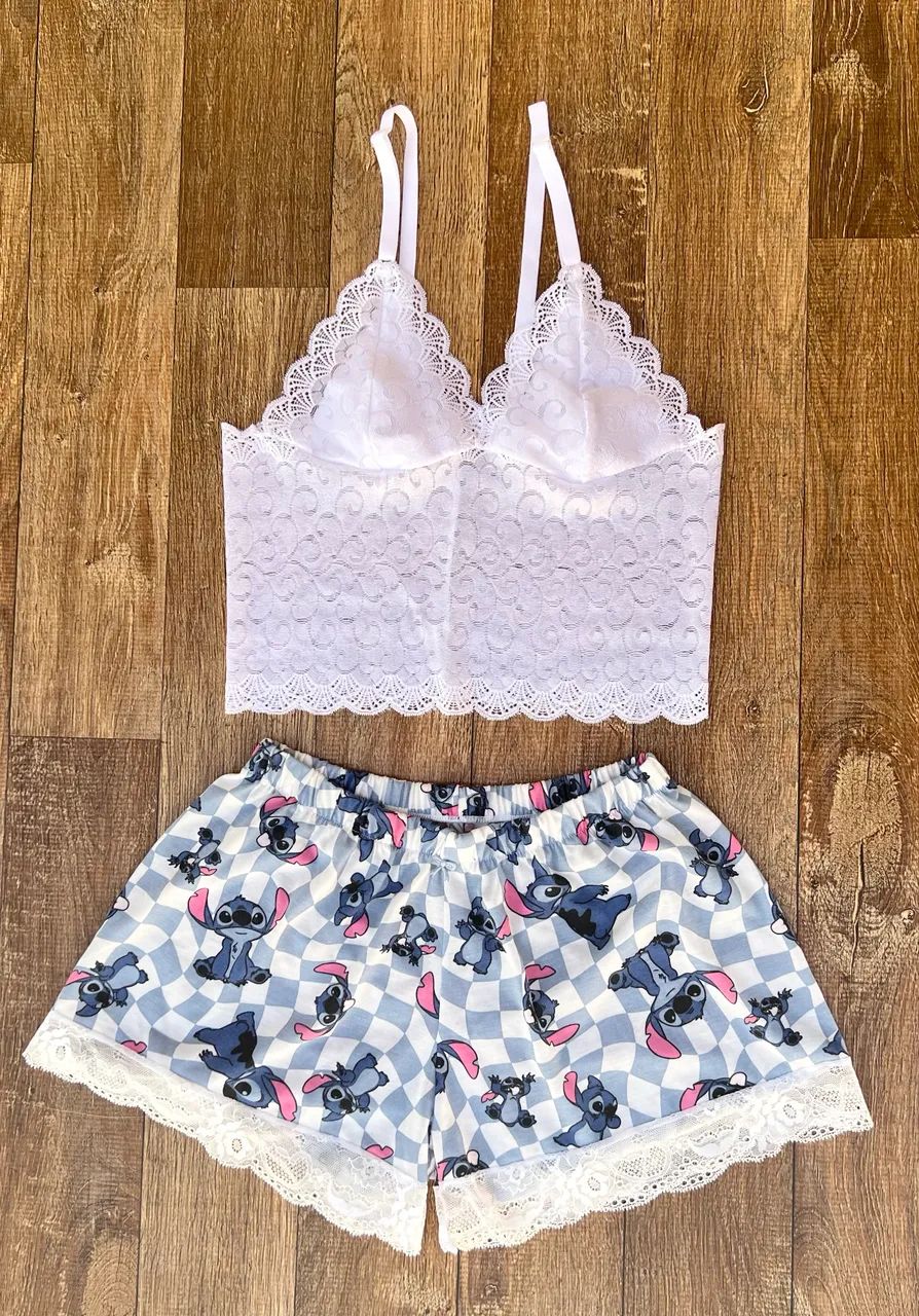Pijama babydoll de renda  - Foto 2