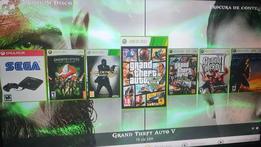 XBOX 360 L10 RGH 3.0 HD 500GB 130 TOP + JOGOS RETROS LEITOR BOM 1 CONTROLE E FONTE ORIGIN - Foto 6