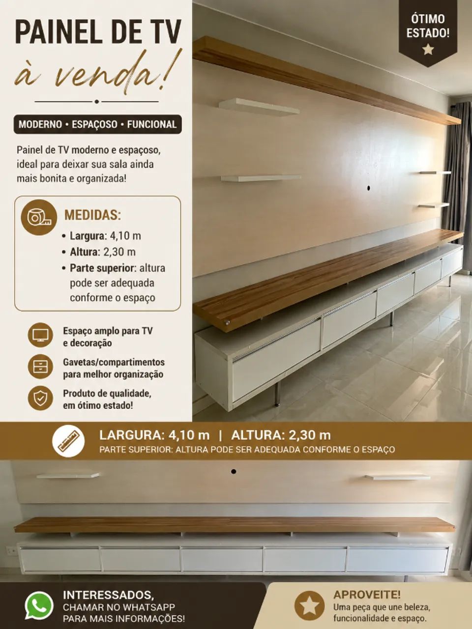 Painel de tv  - Foto 5
