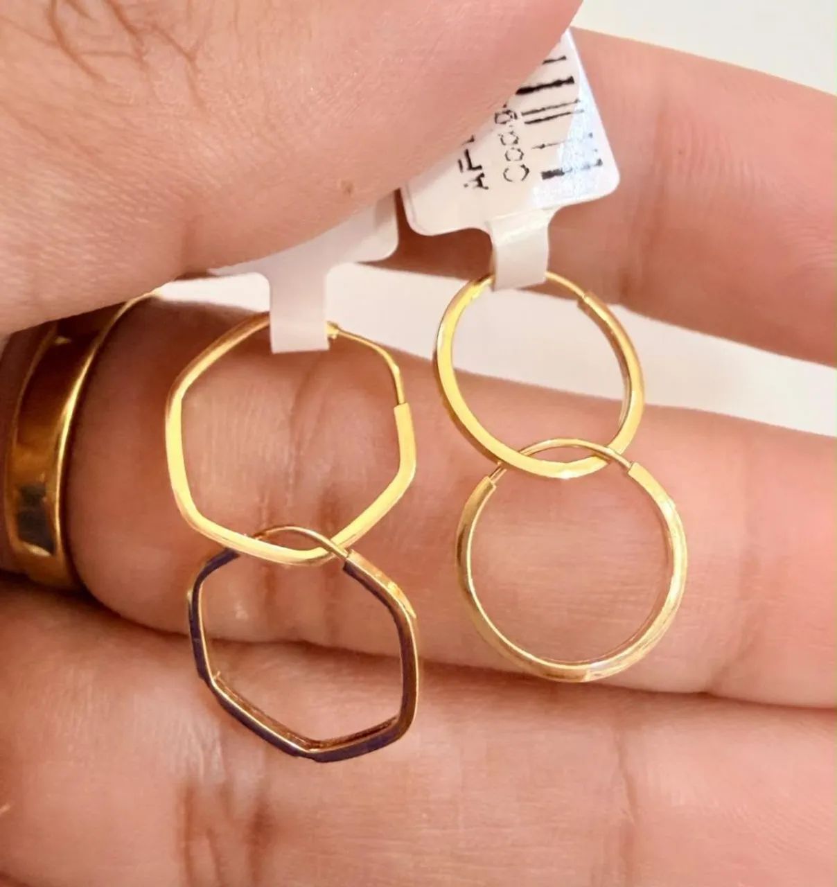 Vendo argola de ouro 