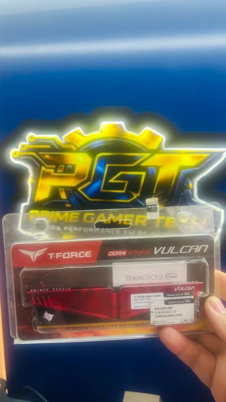 Memória 8gb ddr4 TEAMFORCE  - Foto 2