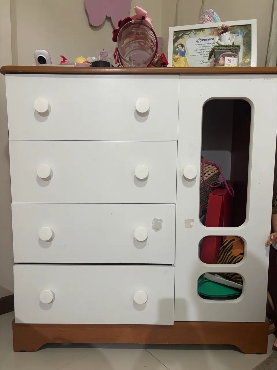 Guarda roupa e cômoda infantil - Foto 4