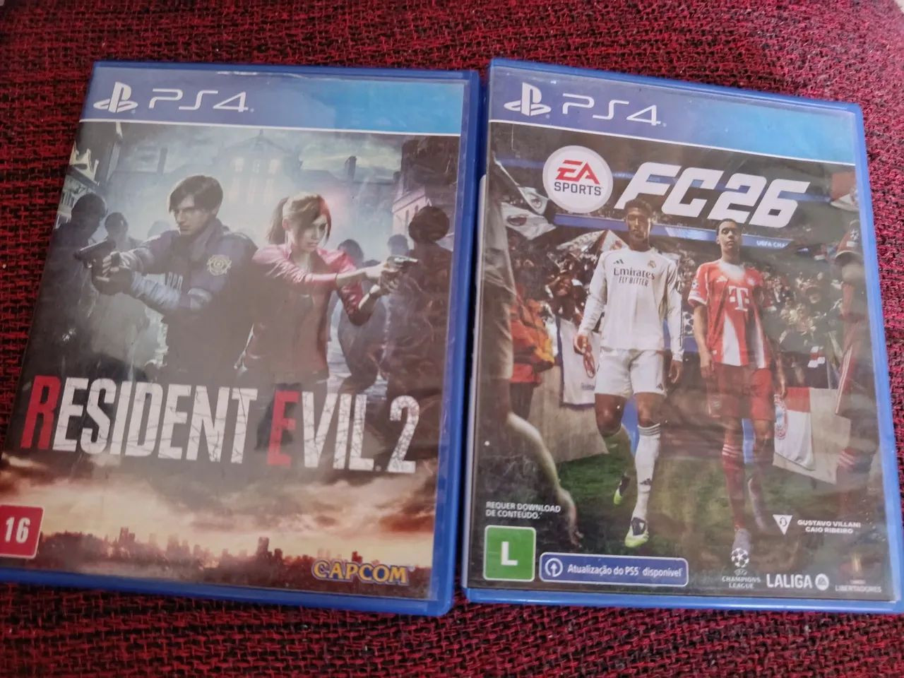 Vendo jogos 2 jogos de ps4 