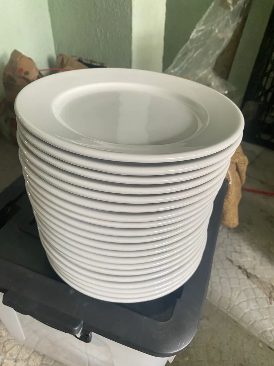 Prato branco 20 unidades - Foto 2