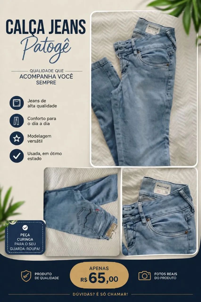 Calça patogê 38