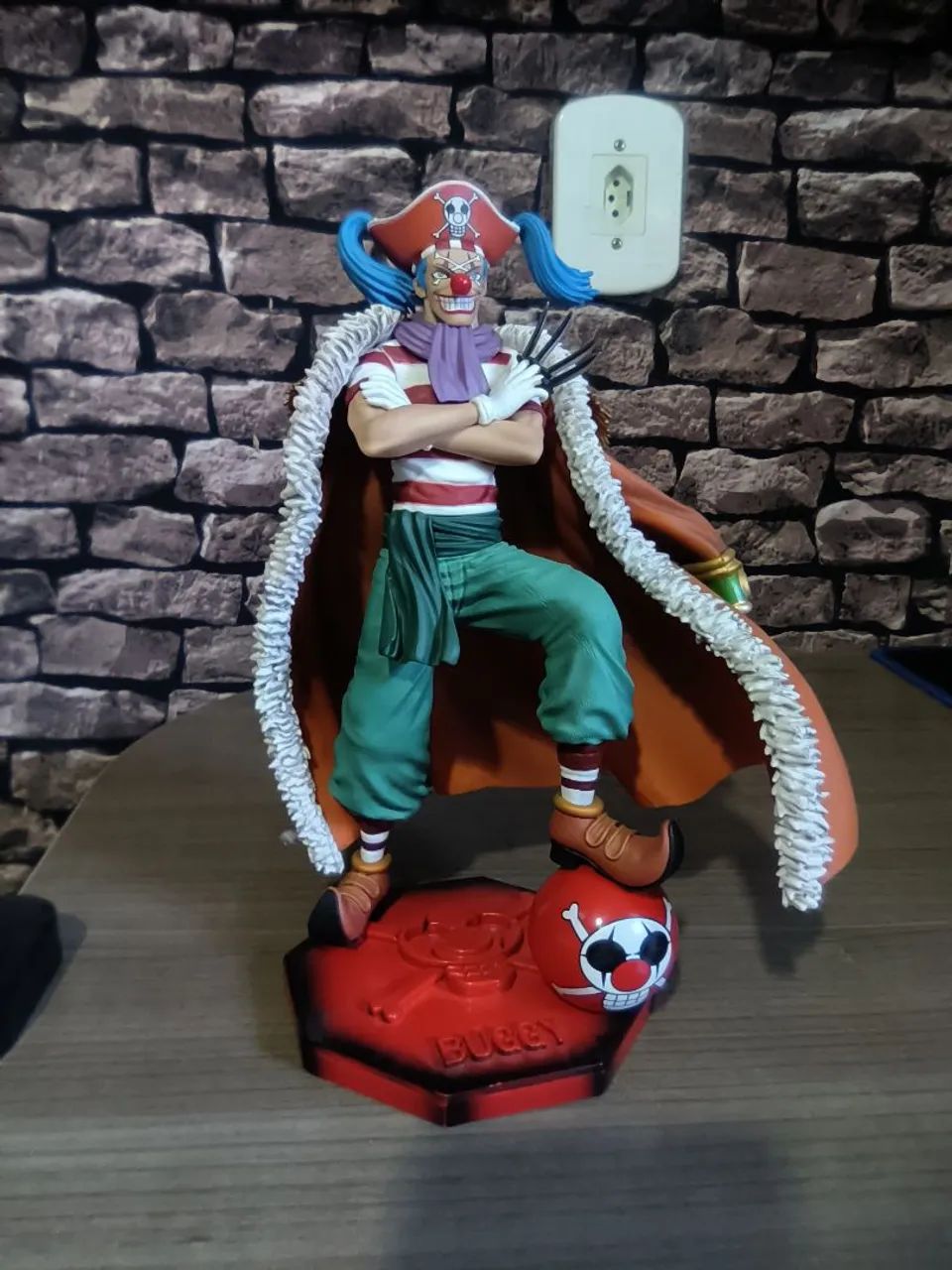 Action Figur Palhaço Buggy One Piece - Edição Limitada 26 Cm