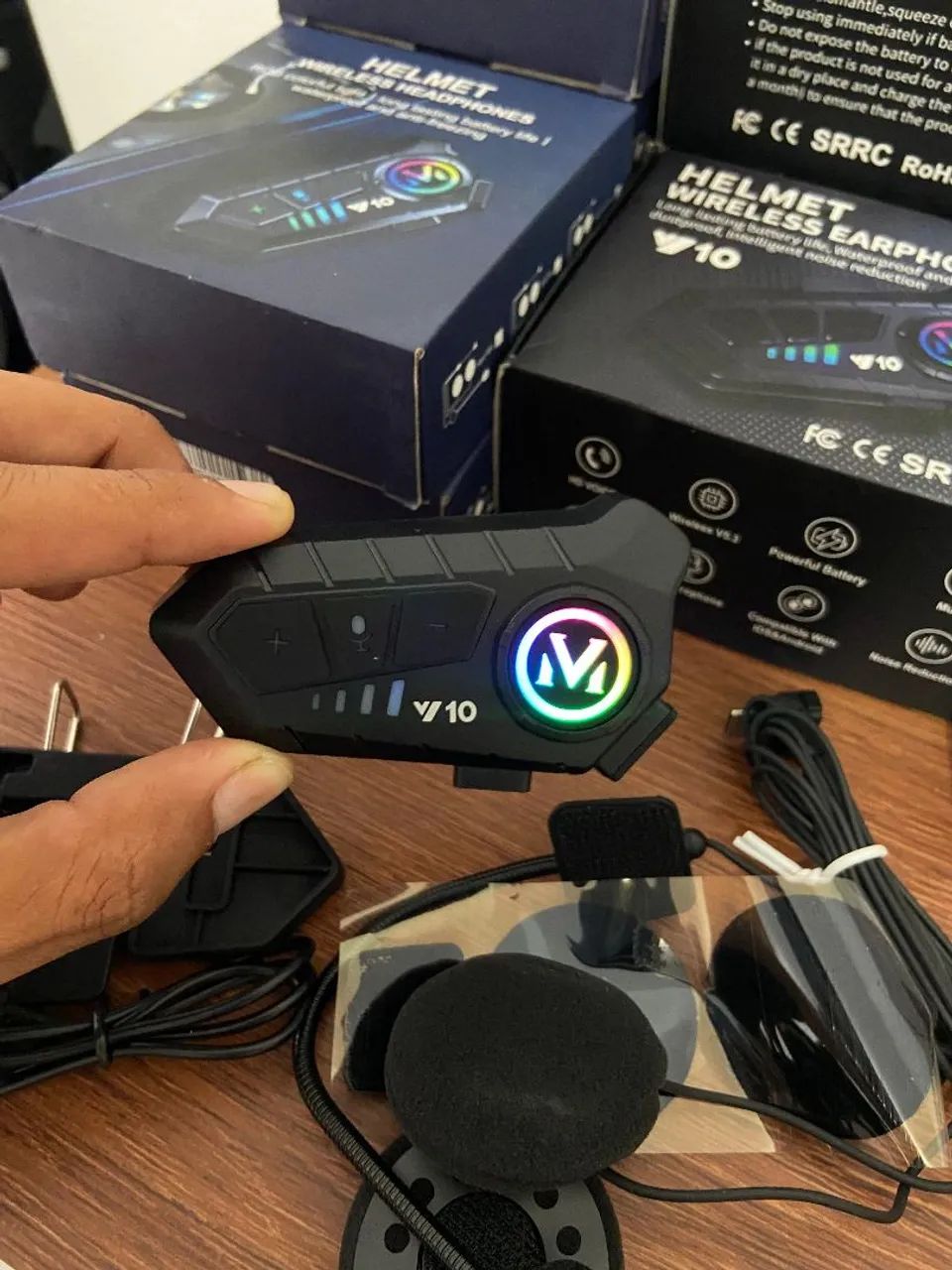Intercomunicador Bluetooth Para Capacete  - Foto 4