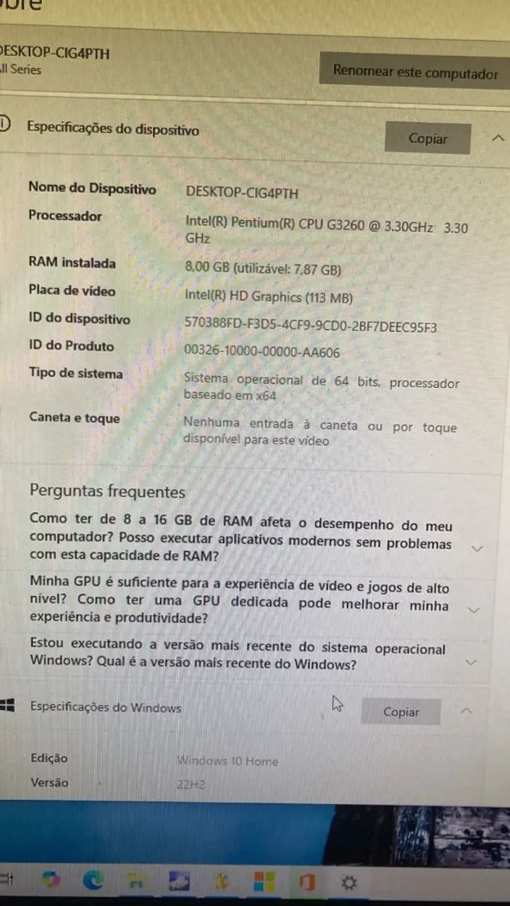 PC CPU Completo 8GB 500GB - Foto 4