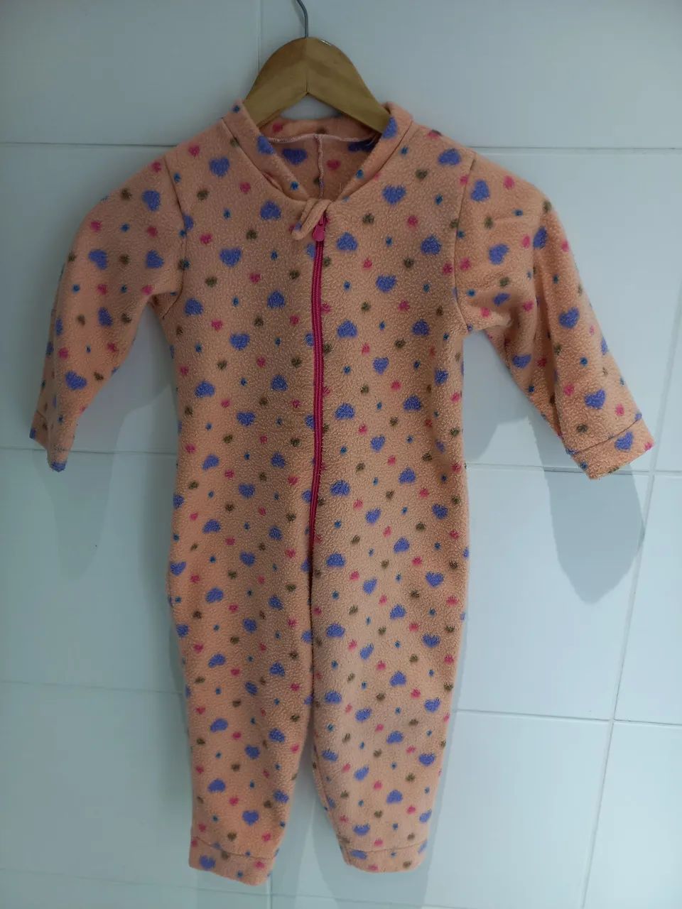 Pijama macacão flanelado 
