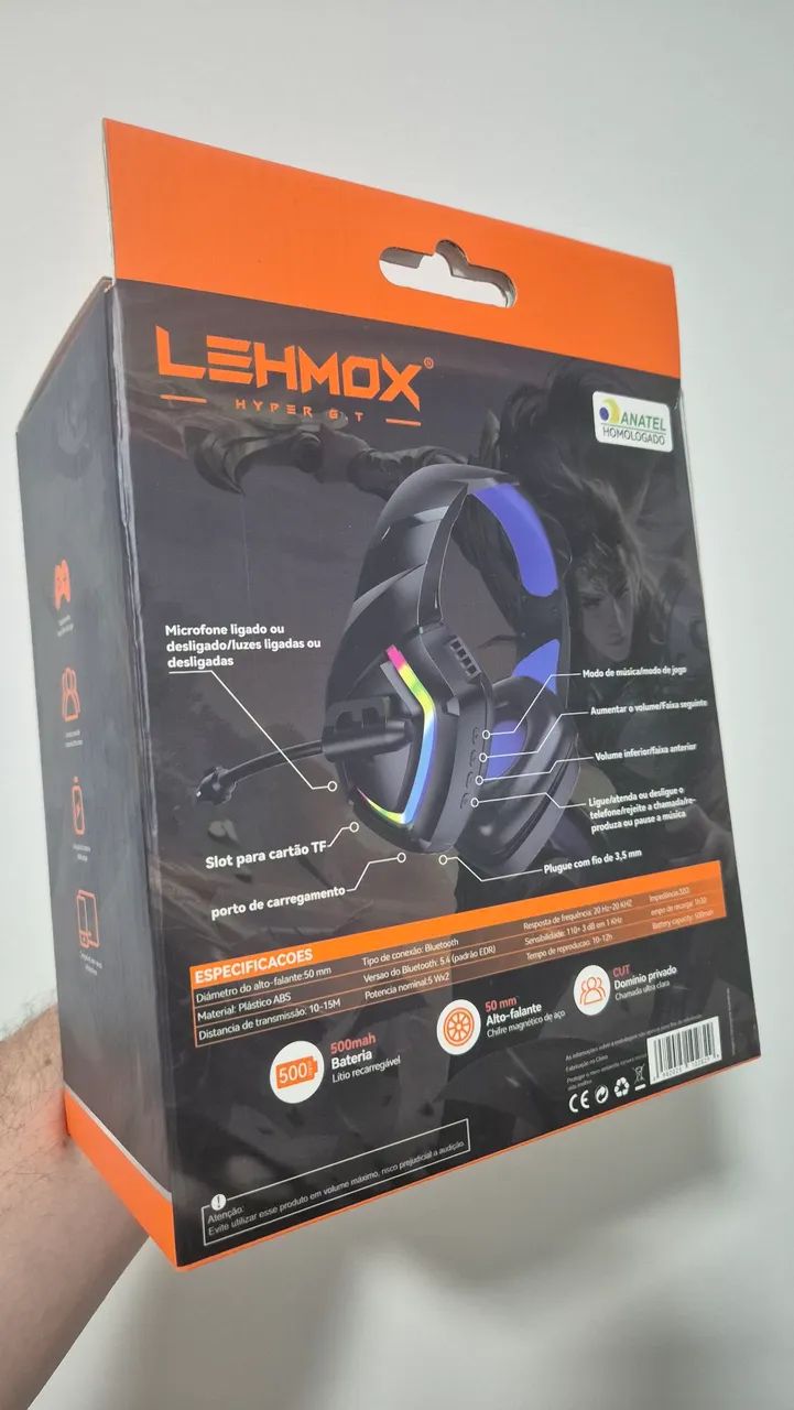 Headset Lemox Hyper GT 7.1 - Foto 2
