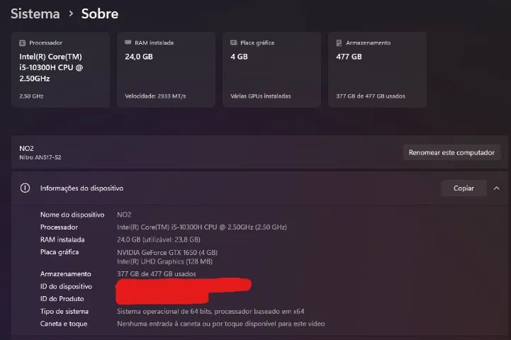 ACER NITRO 5 - AN517-52 - Foto 2