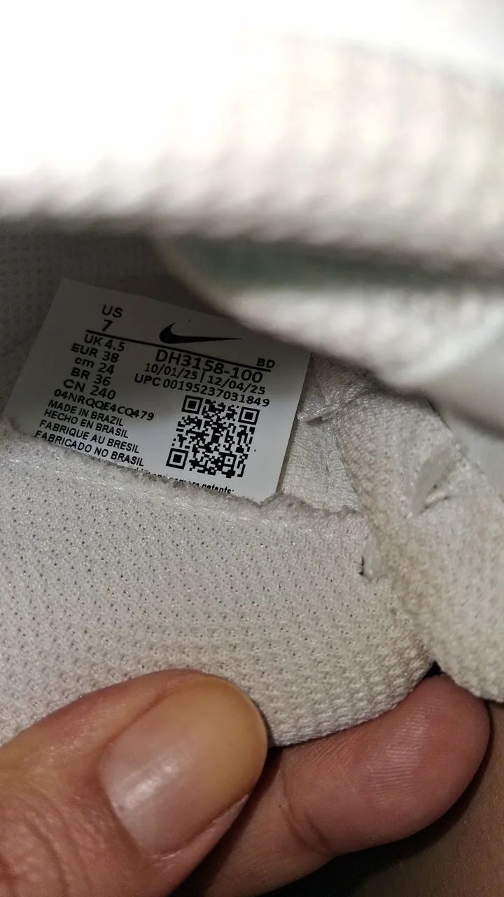 Tênis feminino Nike branco 36 - Foto 4