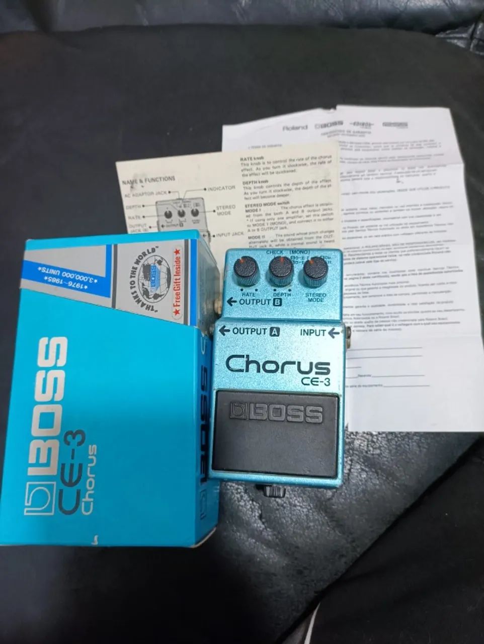 Pedal BOSS CE-3 de 84 Green Label - Foto 5