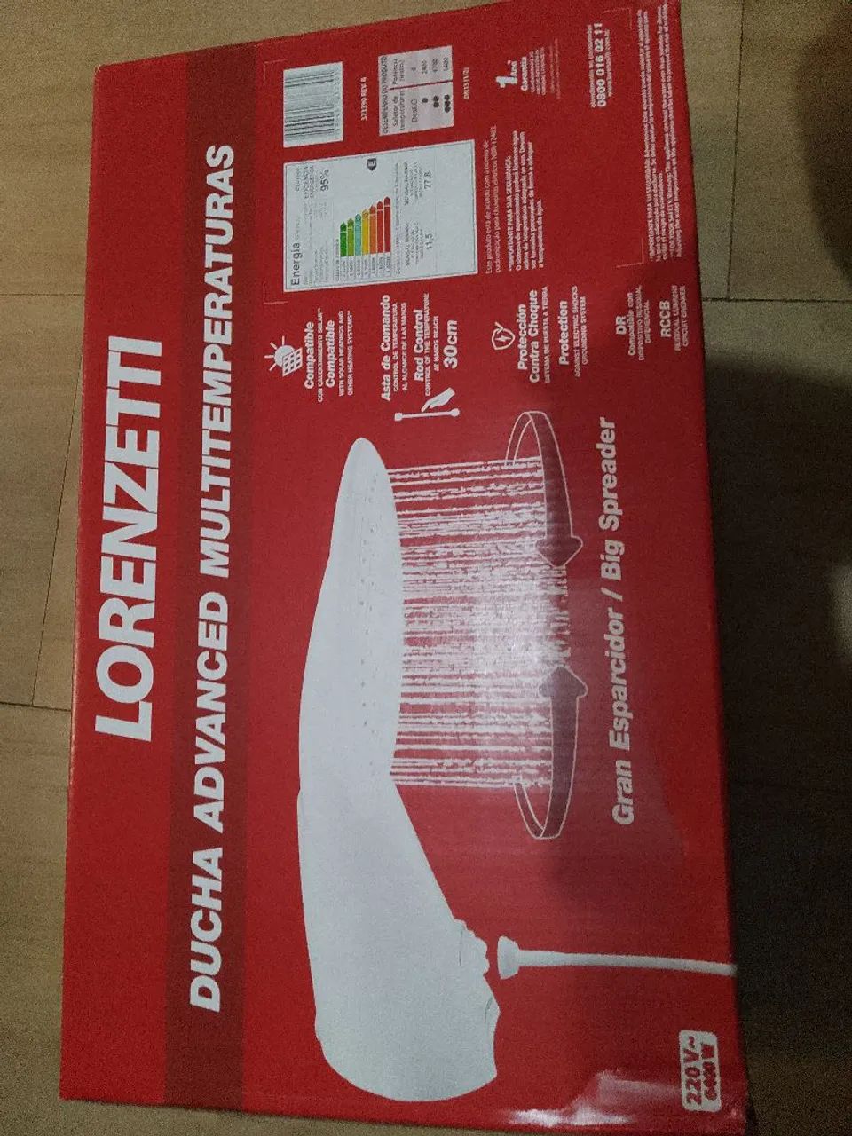 Ducha advanced multi temperaturas Lorenzetti 220v - Foto 2