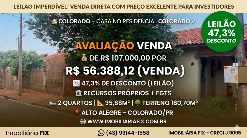 ? COLORADO - Casa no Residencial Colorado V