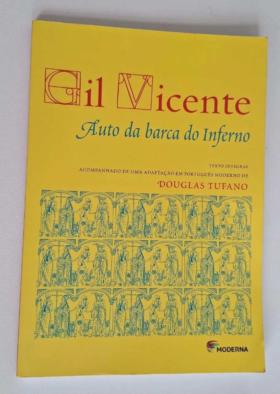 Livro Auto Da Barca Do Inferno / Editora Moderna = Excelente Estado !!!!