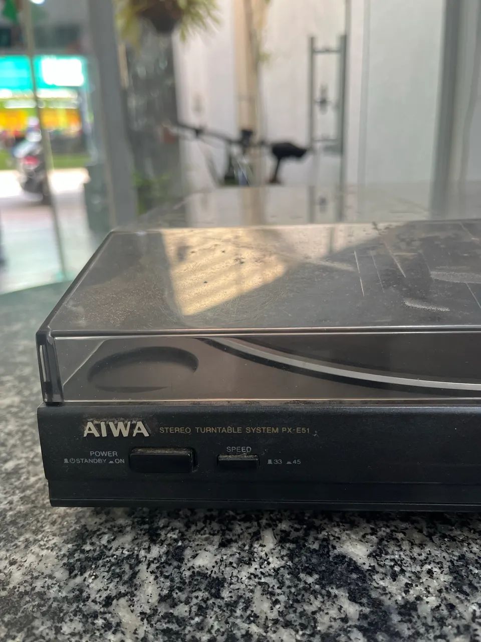 Toca disco aiwa funcionando px-e51