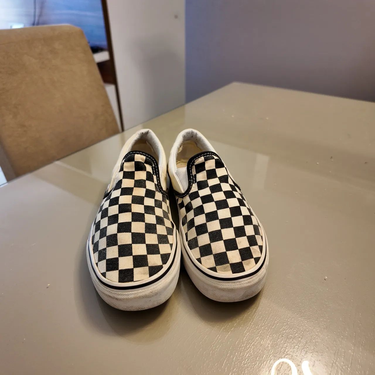 Vans Slip-On Checkerboard Original - Tam. EUR 37 (equivale ao BR 36) - Foto 2