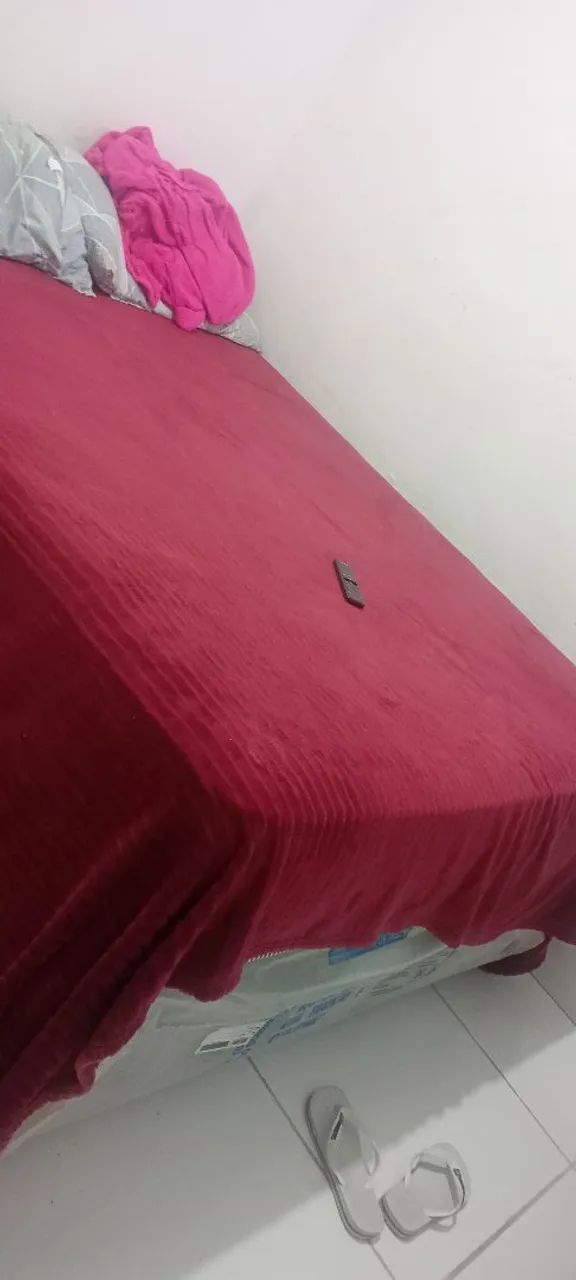 Cama casal colchão + base  - Foto 4
