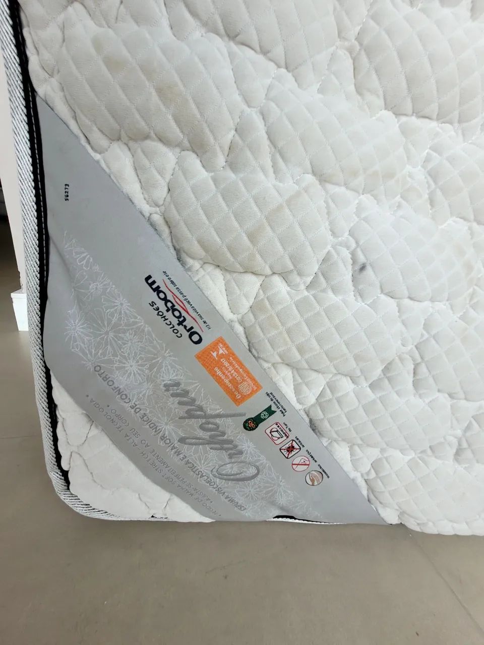 Colchão Ortobom Orthopur Solteiro
