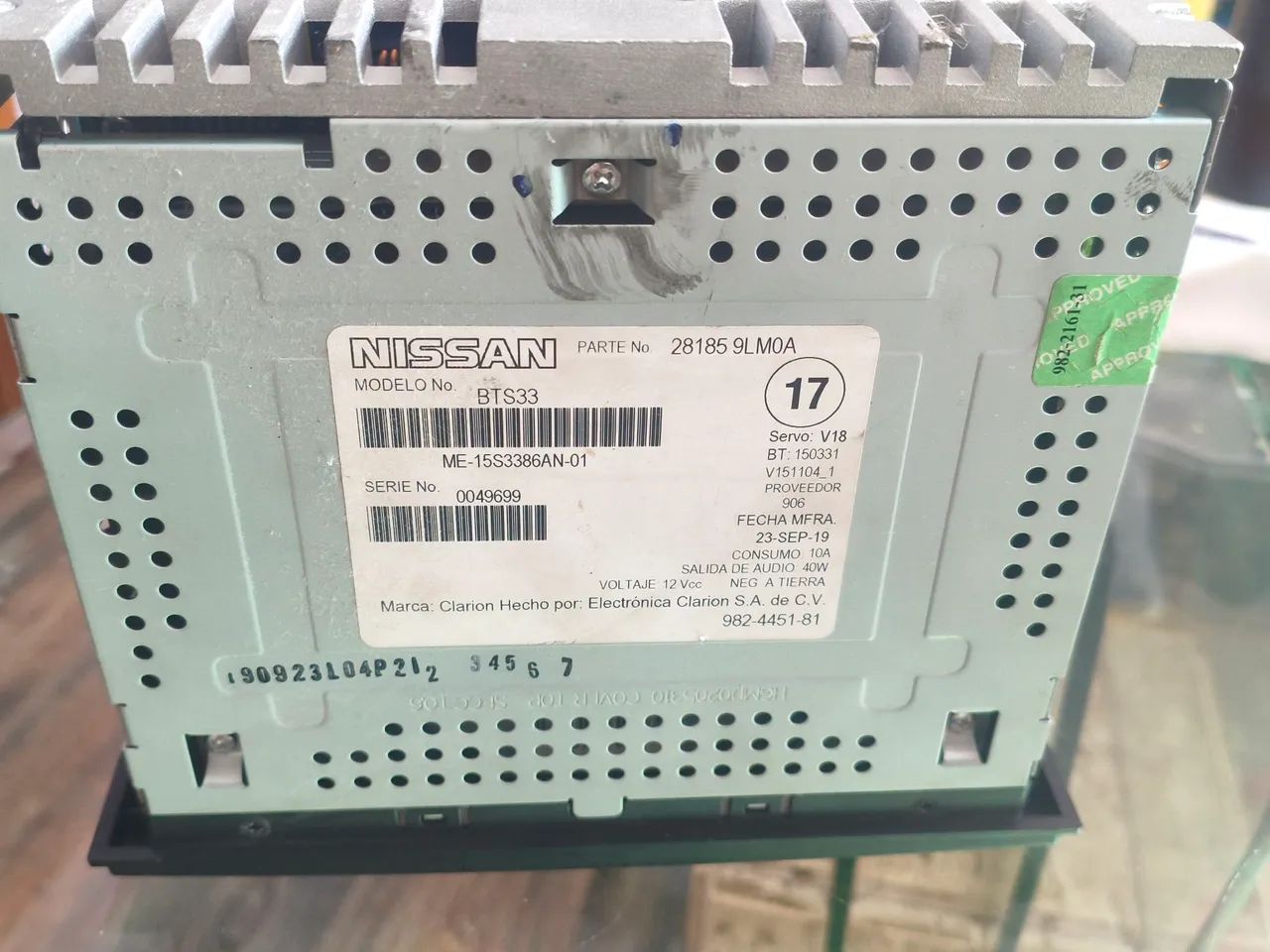 Rádio original versa 2018 - Foto 2