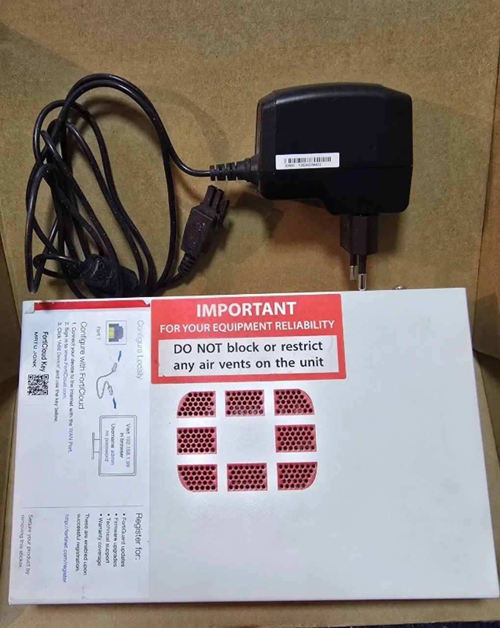 Firewall Fortinet Fortigate 30E Com Fonte 4 portas