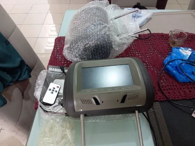 Monitor Lcd com controle,tela de 7 polegadas  - Foto 5