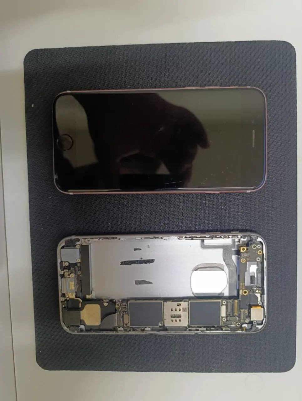 Carcaça iPhone 6s Original + Tela Funcionando + Bateria Nova
