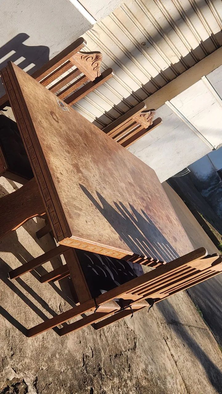 Mesa de SUCUPIRA + 4 Cadeiras Maciça  - Foto 5