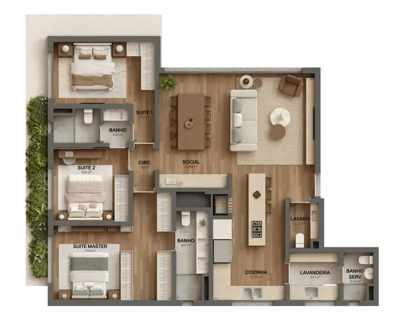 PLANTA 131m²