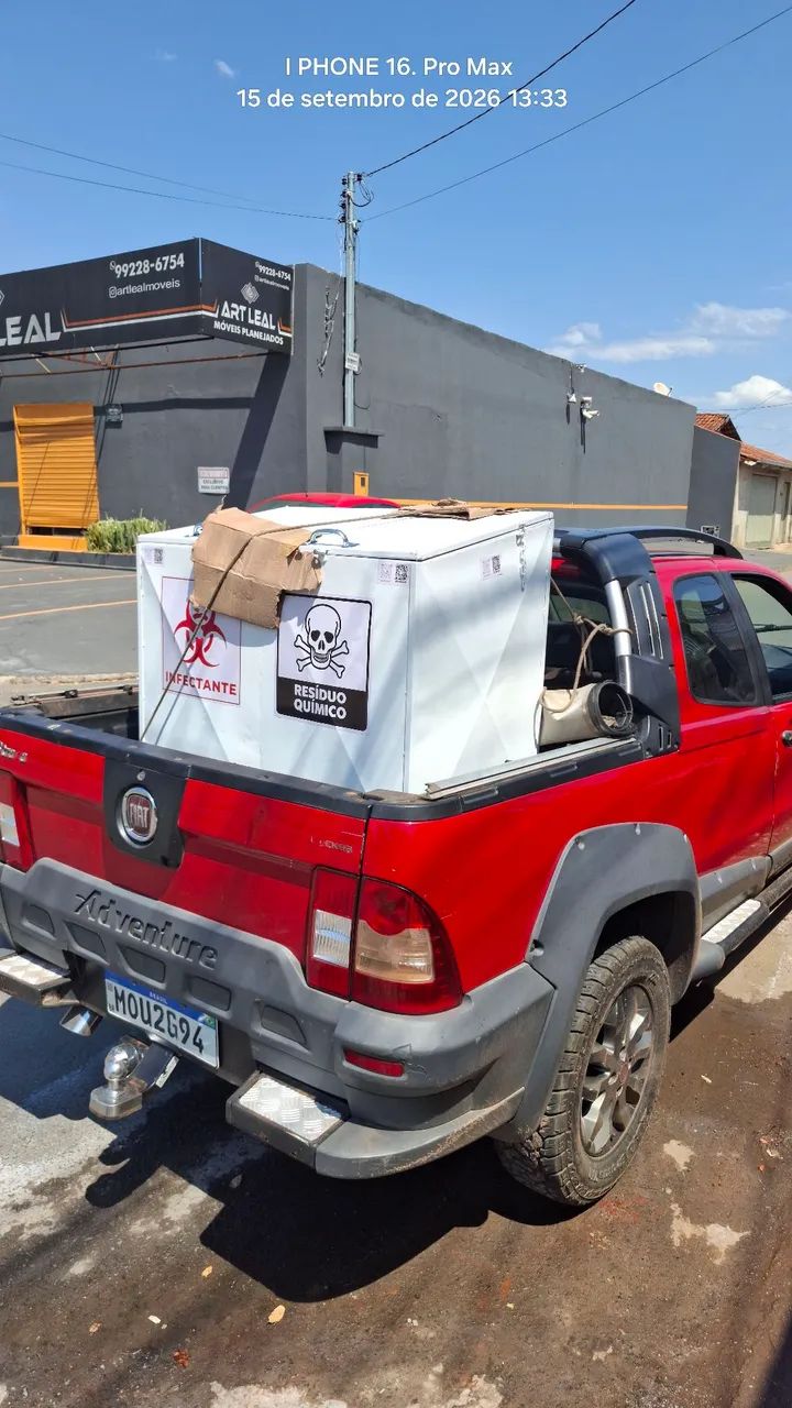Lixeira para lixo infectantes  300 lts com divisória  - Foto 4